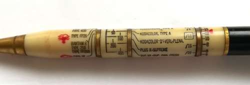 VINTAGE USA 1950`S SYLVANIA MECHANICAL PENCIL KODAK FILM SHUTTER FLASH COMPUTER