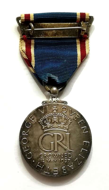 1937 SILVER CORONTION MEDAL - FULL SIZE UN-NAMED