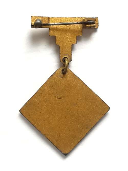 SOUTH AFRICAN FIELD ARTILLERY SWEETHEART BROOCH  ART DECO 35X55MM