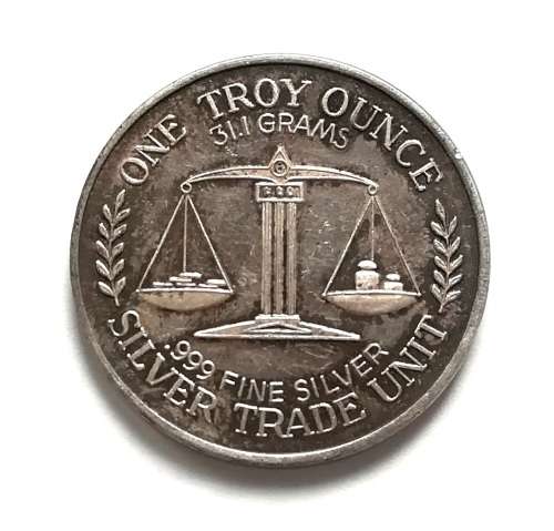 1 OUNCE 99.99 SILVER - THE GREAT NORTHWEST- TRADE UNITE