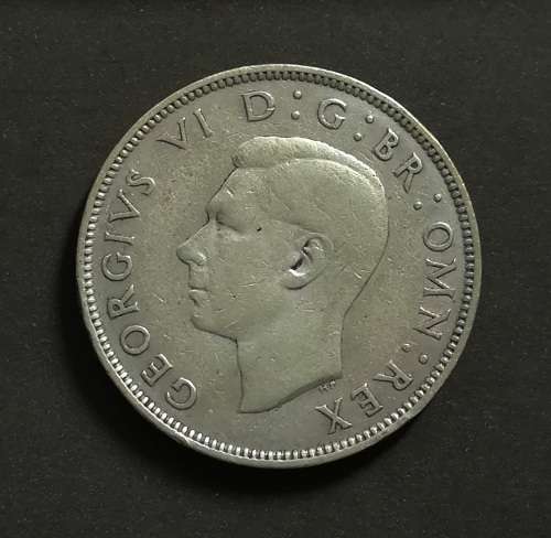 GREAT BRITAIN 1938 SILVER 2 SHILLINGS