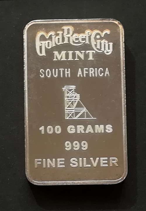 FINE SILVER 100 GRAMS BAR **ELEPHANT**