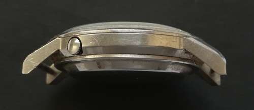 1960`S SEIKO SPORTSMATIC DIA SHOCK GENTS WATCH GOOD WORKING ORDER 17 JEWELS 36MM WIDE NO STRAP