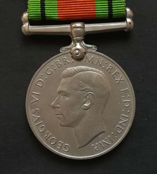 WW11 1939-1945 DEFENCE MEDAL 328465 F S BAGSHAWE