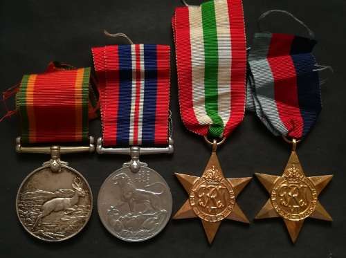 WW11 4 MEDAL GROUP 328465 F J BAGSHAWE
