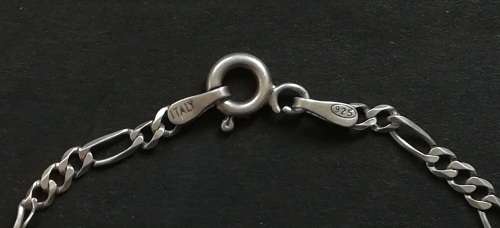 STERLING SILVER BRACELET 190MM 1.4 GRAMS