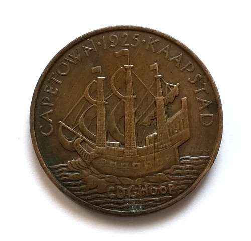 1925 EDWARD PRINCE OF WALES - CAPE TOWN MEDALLION 32MM