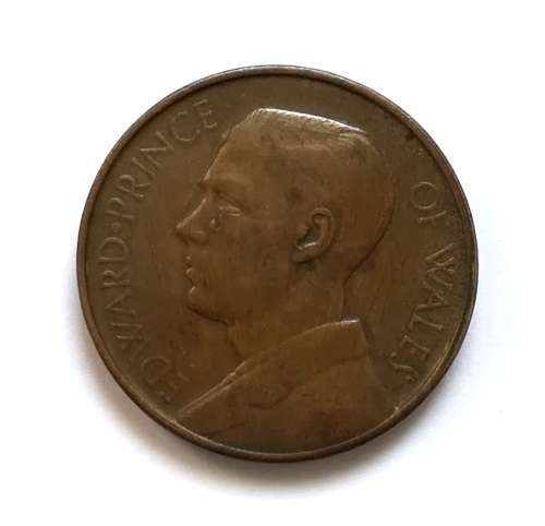 1925 EDWARD PRINCE OF WALES - CAPE TOWN MEDALLION 32MM
