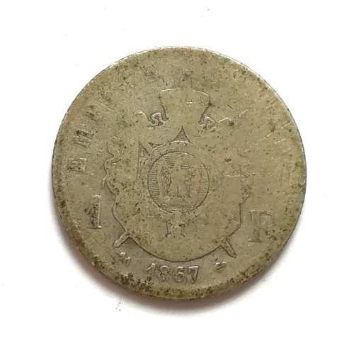 ITALY 1867 SILVER LIRA