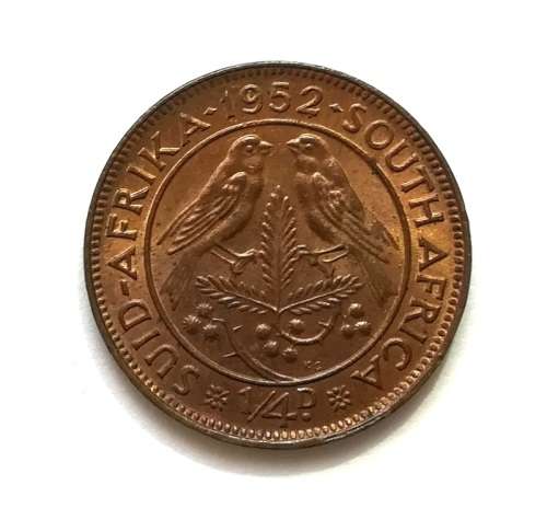 UNION 1952 1/4 PENNY **EXCELLENT**