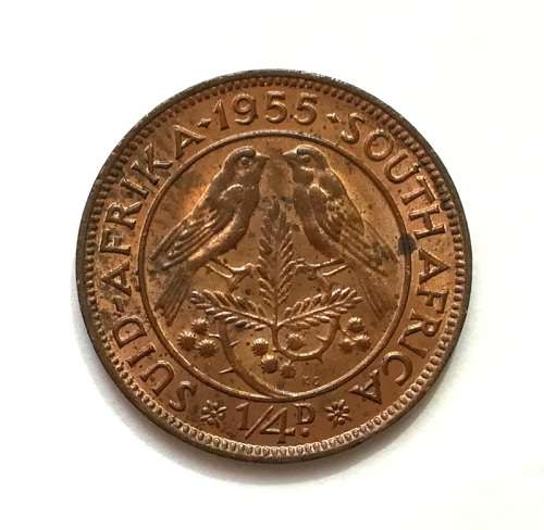UNION 1955 1/4 PENNY **EXCELLENT**