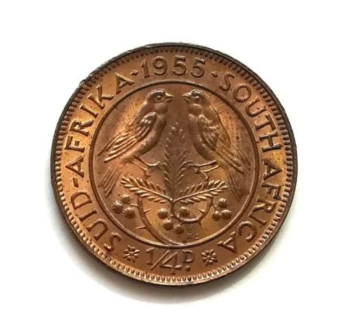 UNION 1955 1/4 PENNY **EXCELLENT**