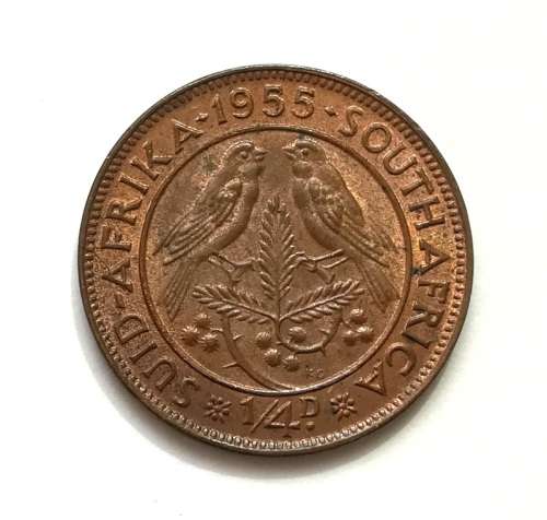 UNION 1955 1/4 PENNY **EXCELLENT**