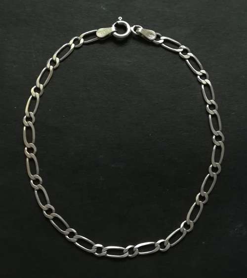 STERLING SILVER ITALY BRACELET 180MM 2.3 GRAMS