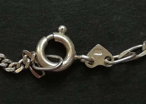 STERLING SILVER CHAIN 400MM 2.5 GRAMS