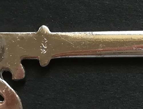 STERLING SILVER `21`` BROOCH 50MM
