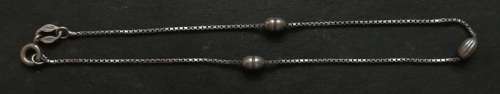 STERLING SILVER  CHAIN BRACELET 200MM 1.3GRAMS