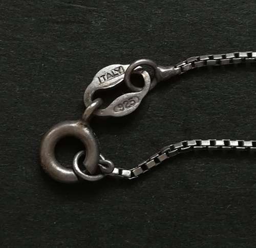 STERLING SILVER  CHAIN BRACELET 200MM 1.3GRAMS