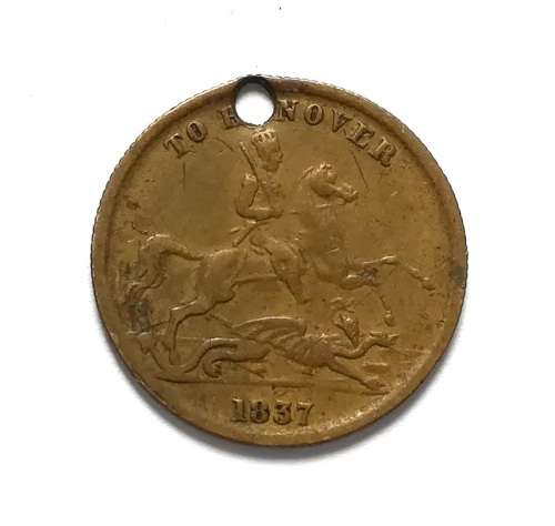 VICTORIA 1837 TO HANOVER TOKEN 20MM