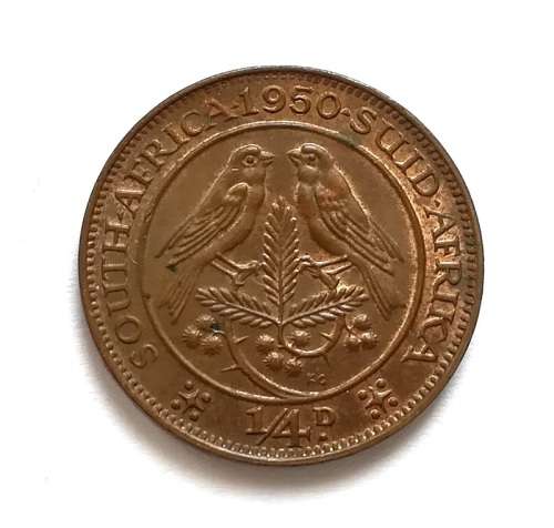 UNION 1950 1/4 PENNY