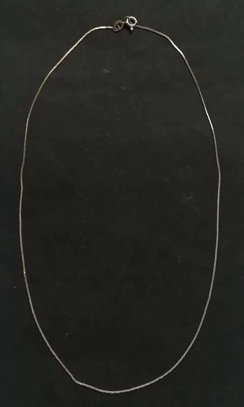 STERLING SILVER CHAIN 1.5 G 360MM