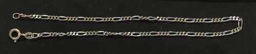 STERLING SILVER CHAIN BRACELET 230MM 1.4 GRAMS