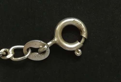 STERLING SILVER CHAIN BRACELET 230MM 1.4 GRAMS