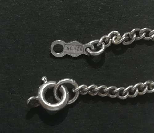 STERLING SILVER CHAIN 6.8 GRAMS 590MM