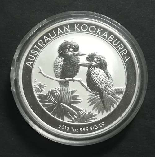 AUSTRALIA 1OZ FINE SILVER 2013 KOOKABURRO