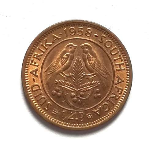 UNION 1958 1/4 PENNY