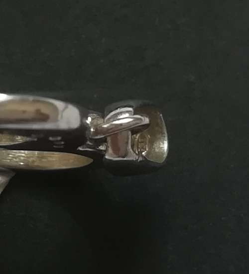 STERLING SILVER HEART SHAPED PENDANT 20 X 20MM