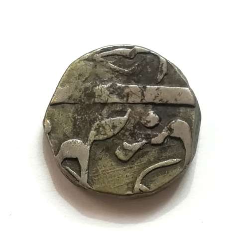 INDIA PRINCELY STATES BARODA SILVER 1/2 RUPEE 5.6G