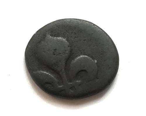 FRENCH INDIA DOUDOU COPPER COIN 3.6G