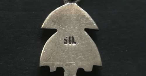 STERLING SILVER PENDANT 10 X 25MM