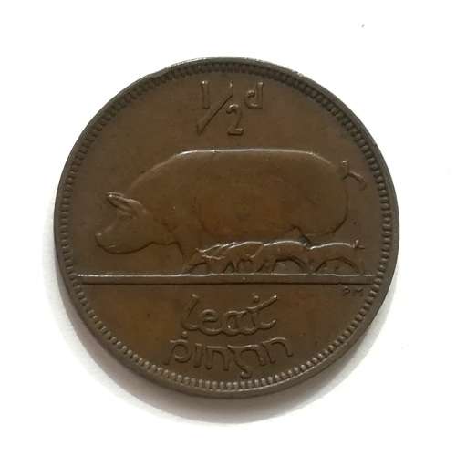 IRELAND 1928 HALF PENNY
