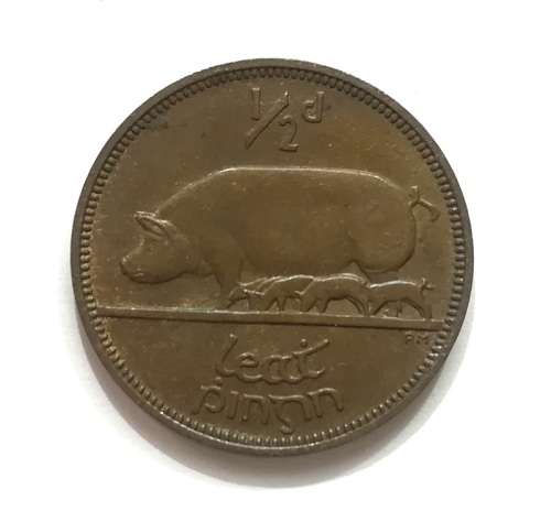 IRELAND 1933 HALF PENNY