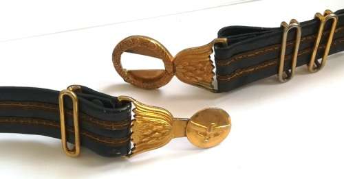 SOUTH AFRICAN OFFICER`S PARADE BELT **RARE** 900MM WITHOUT BUCKLE