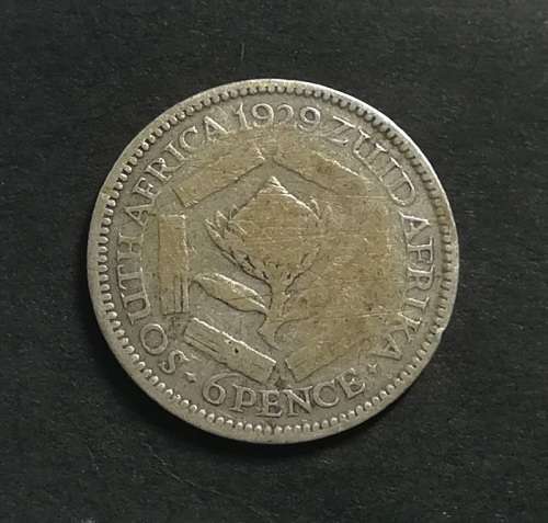UNION 1929 6 PENCE