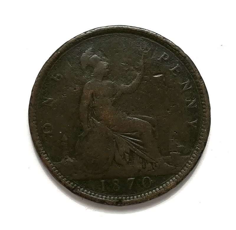 GREAT  BRITAIN 1870 PENNY
