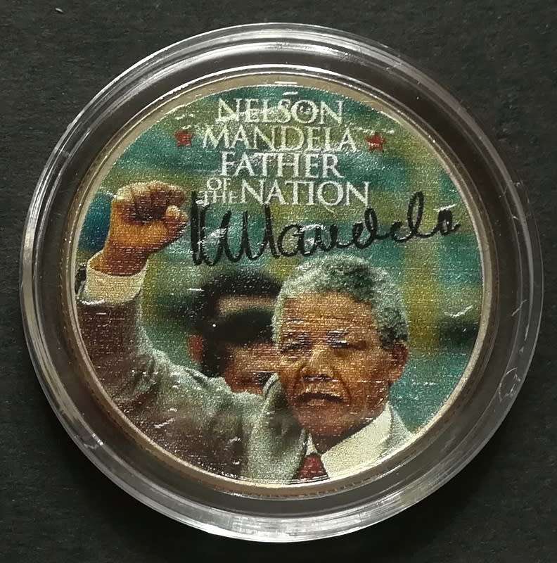 UNITED STATES *MANDELA* KENNEDYS COLORIZED HALF DOLLAR
