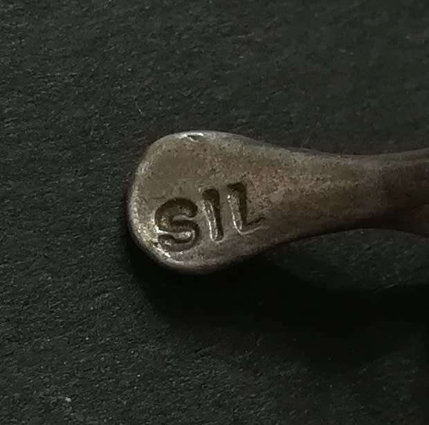 STERLING SILVER CHARM - WISHBONE 12 X 25,, 1.5 GRAMS