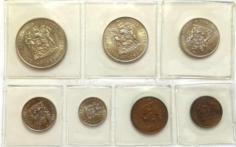 S A 1983 S A M COIN PACK SET