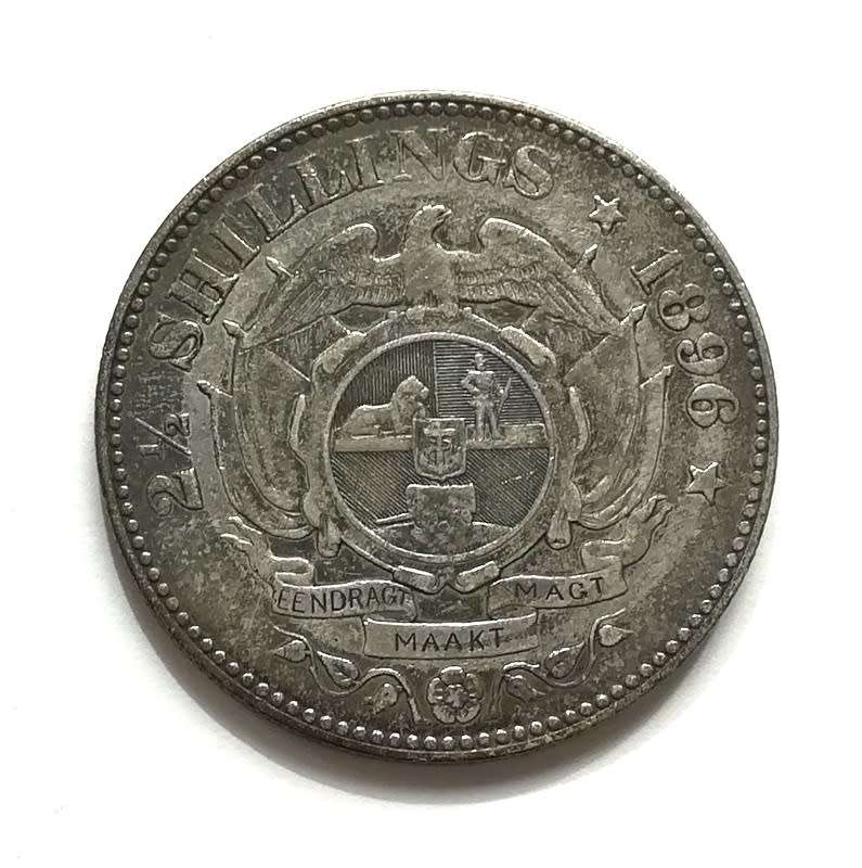 ZAR 1896 2.5 SHILLINGS