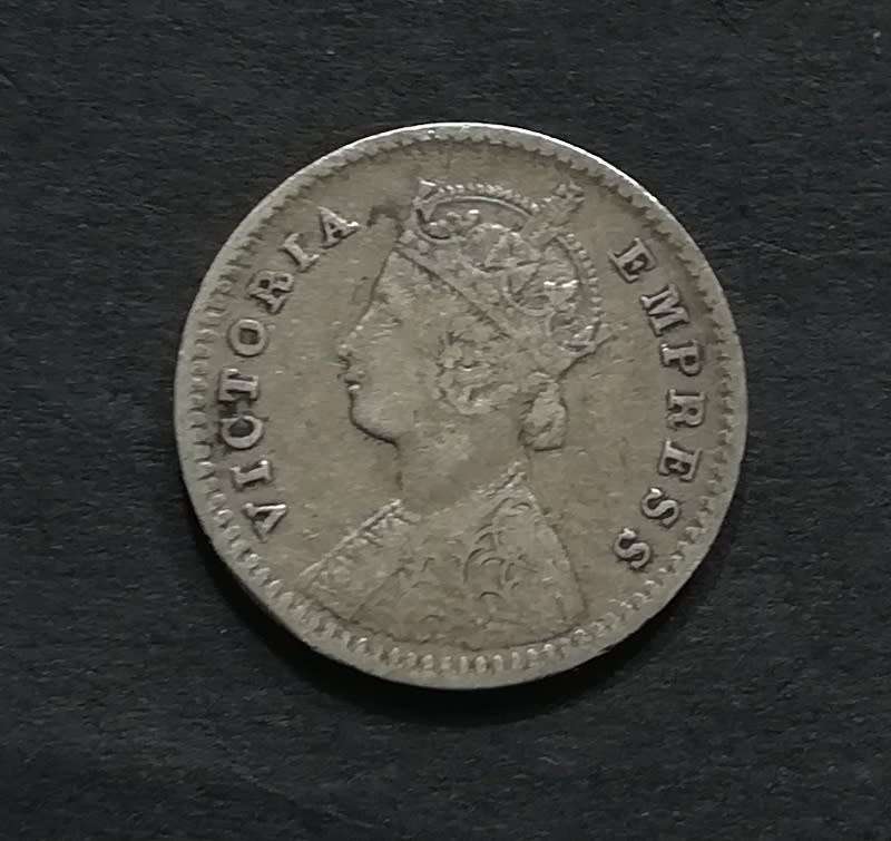 BRITISH INDIA 1885 2 ANNAS