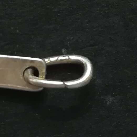 STERLING SILVER CROSS CHARM 10X15MM