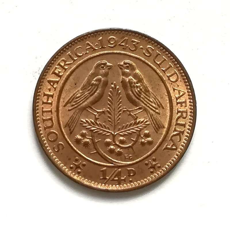 UNIION 1943 1/4 PENNY  *EXCELLENT**