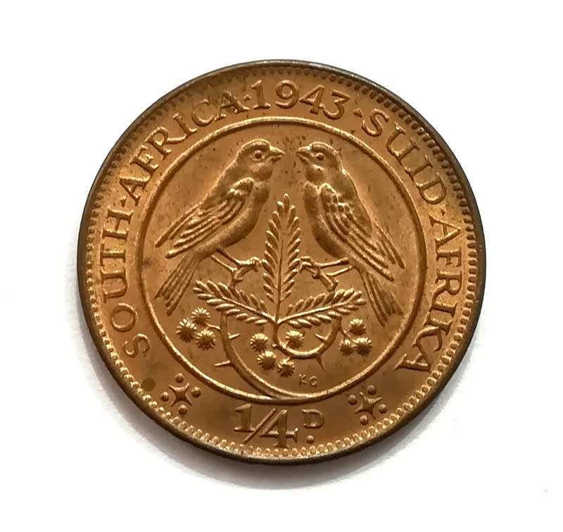 UNIION 1943 1/4 PENNY  *EXCELLENT**