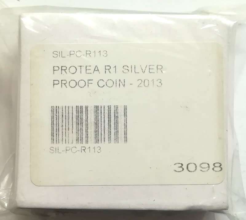 2013 PROOF SILVER 1 RAND - NELSON MANDELA -*LIFE OF A LEGEND*  **SEALED**