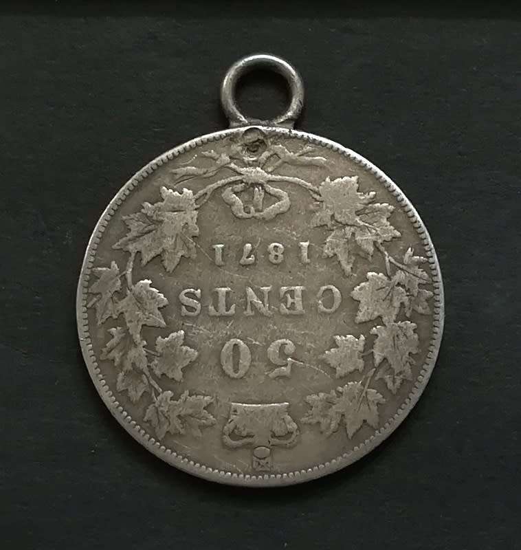 CANADA 1871 SILVER 50 CENTS *MOUNT*