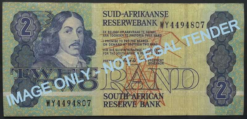 GERHARD DE KOCK 2 RAND 3RD ISSUE REPLACEMENT NOTE